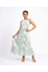 Hand Painted Rayon Halter Dress